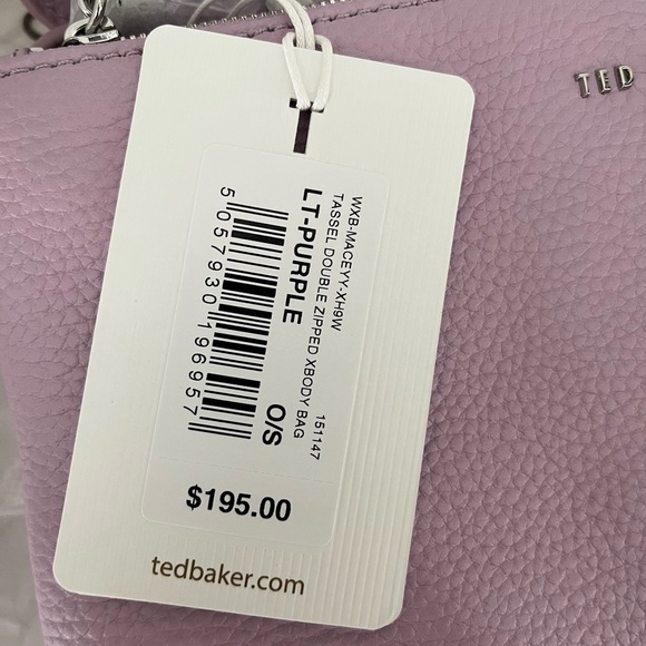Ted Baker London Bags Ted Baker Macey Tassel Double Zip Crossbody